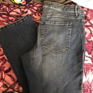 Gently worn skinny bootcut jeans